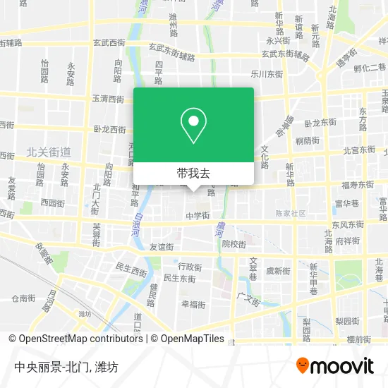 中央丽景-北门地图