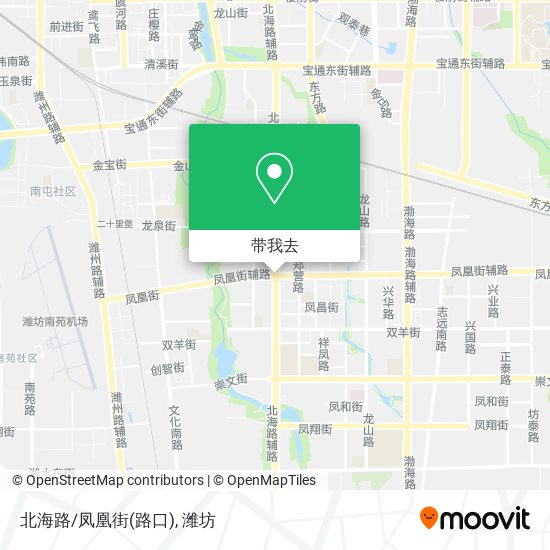 北海路/凤凰街(路口)地图