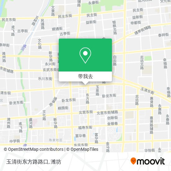玉清街东方路路口地图