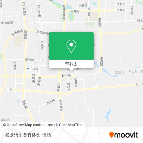 誉龙汽车美容装饰地图