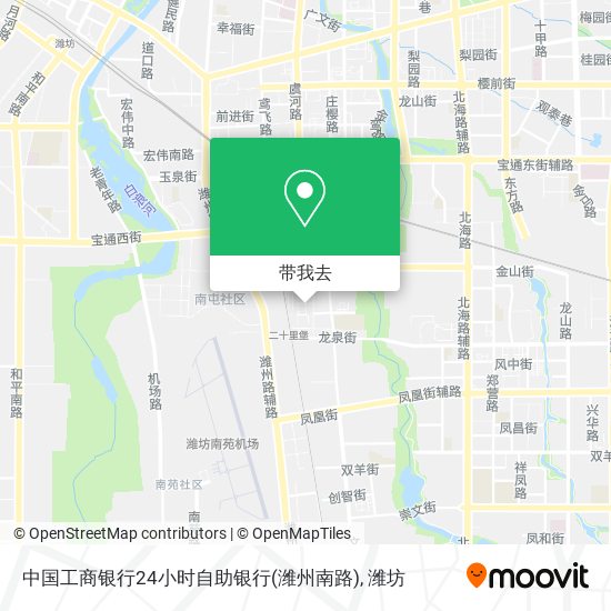 中国工商银行24小时自助银行(潍州南路)地图