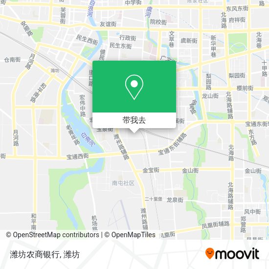 潍坊农商银行地图