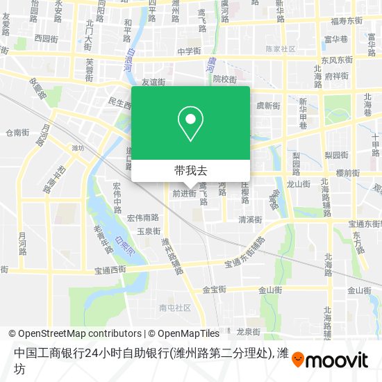中国工商银行24小时自助银行(潍州路第二分理处)地图