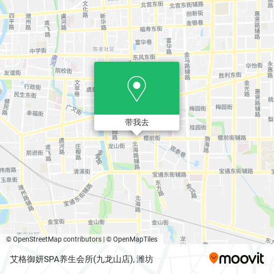 艾格御妍SPA养生会所(九龙山店)地图