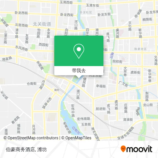 伯豪商务酒店地图