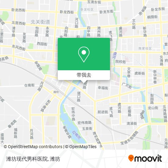 潍坊现代男科医院地图