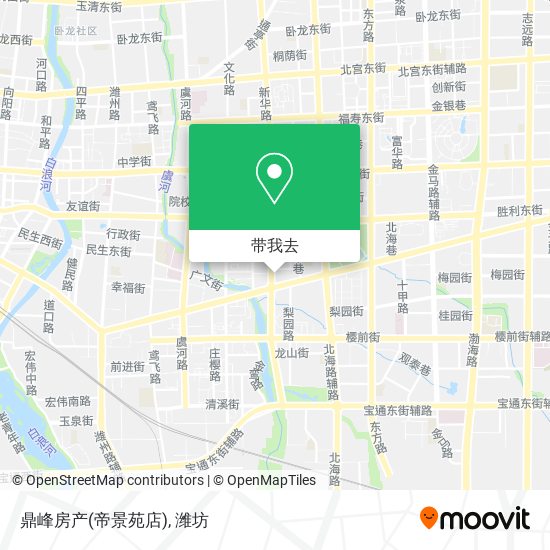 鼎峰房产(帝景苑店)地图