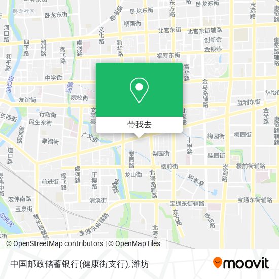 中国邮政储蓄银行(健康街支行)地图