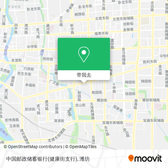 中国邮政储蓄银行(健康街支行)地图