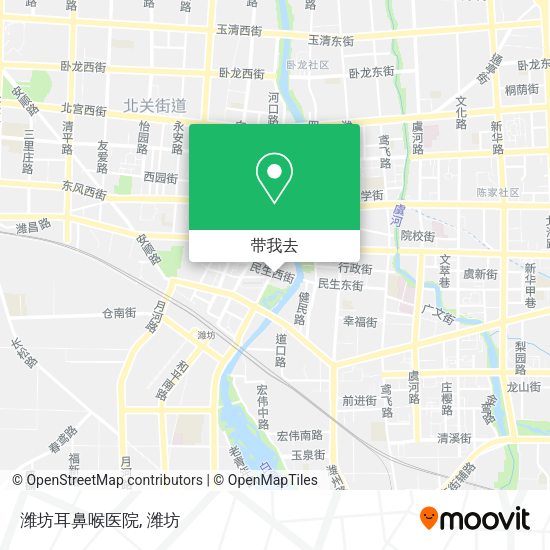 潍坊耳鼻喉医院地图