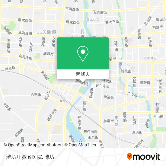 潍坊耳鼻喉医院地图