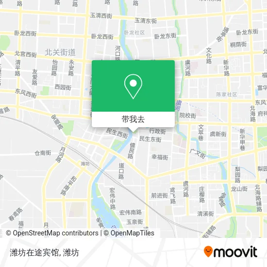 潍坊在途宾馆地图