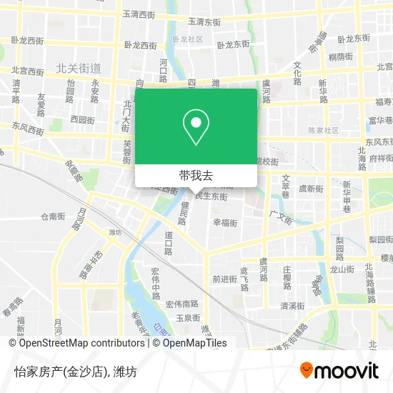怡家房产(金沙店)地图