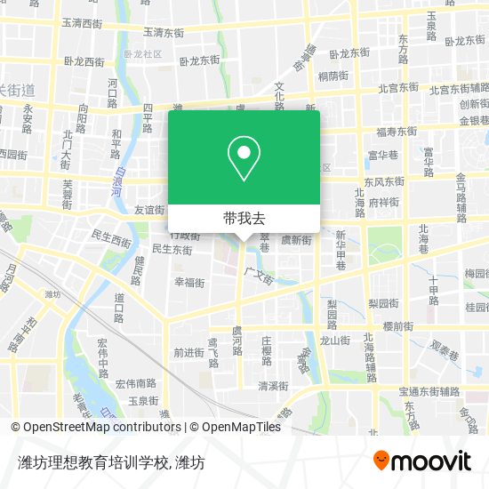 潍坊理想教育培训学校地图