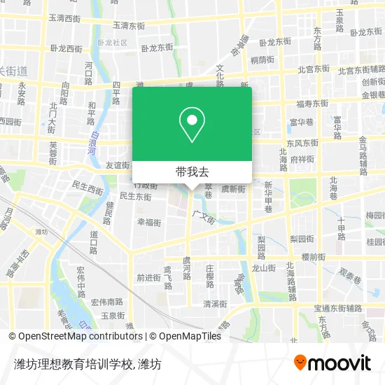 潍坊理想教育培训学校地图