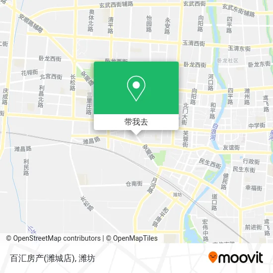 百汇房产(潍城店)地图