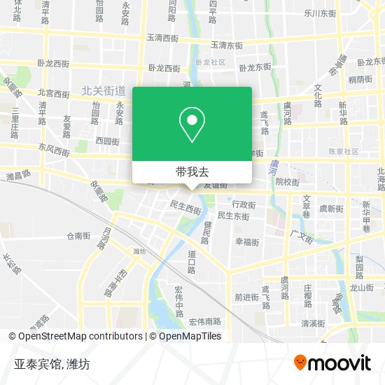 亚泰宾馆地图