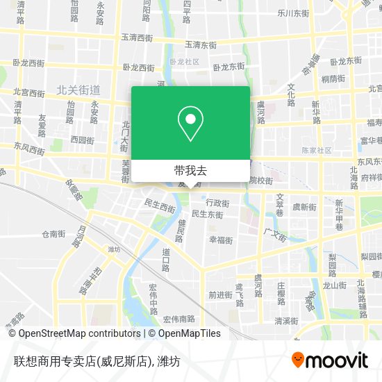 联想商用专卖店(威尼斯店)地图