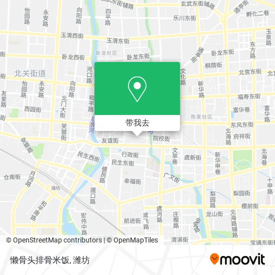 懒骨头排骨米饭地图