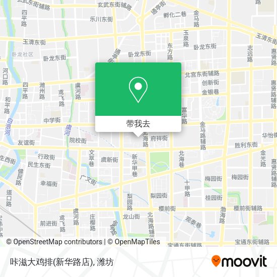 咔滋大鸡排(新华路店)地图