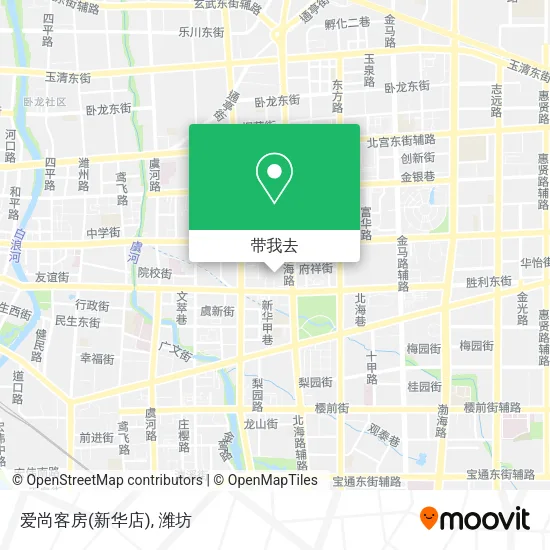爱尚客房(新华店)地图