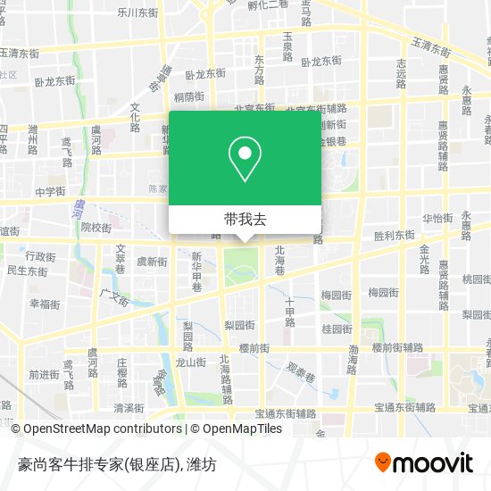 豪尚客牛排专家(银座店)地图
