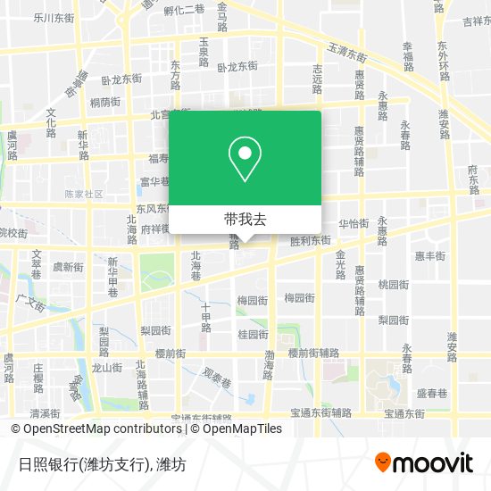日照银行(潍坊支行)地图