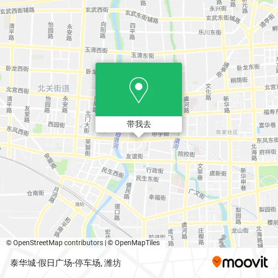 泰华城·假日广场-停车场地图