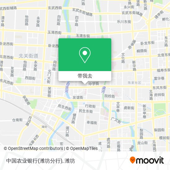中国农业银行(潍坊分行)地图