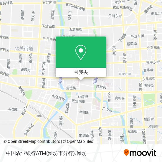 中国农业银行ATM(潍坊市分行)地图