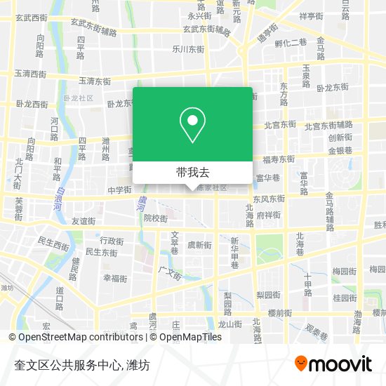 奎文区公共服务中心地图
