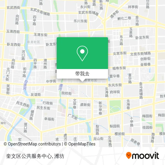 奎文区公共服务中心地图