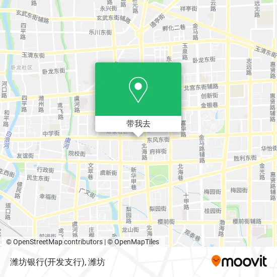 潍坊银行(开发支行)地图