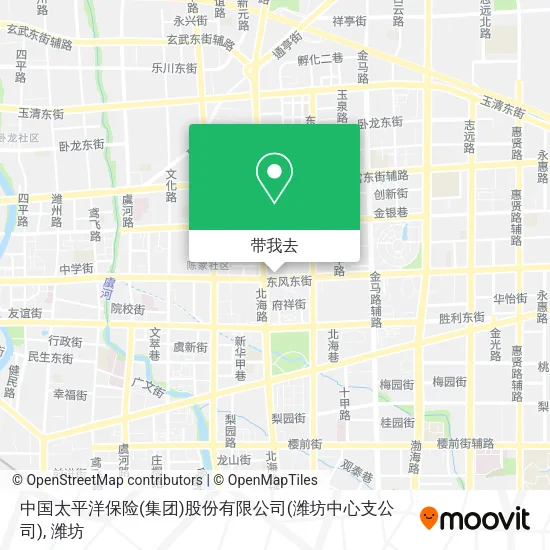 中国太平洋保险(集团)股份有限公司(潍坊中心支公司)地图