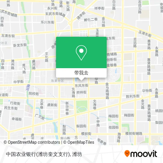 中国农业银行(潍坊奎文支行)地图