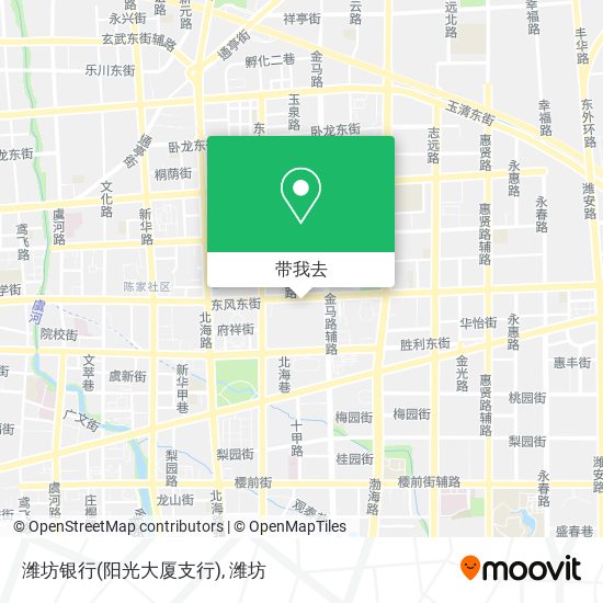 潍坊银行(阳光大厦支行)地图