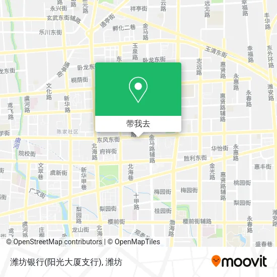 潍坊银行(阳光大厦支行)地图