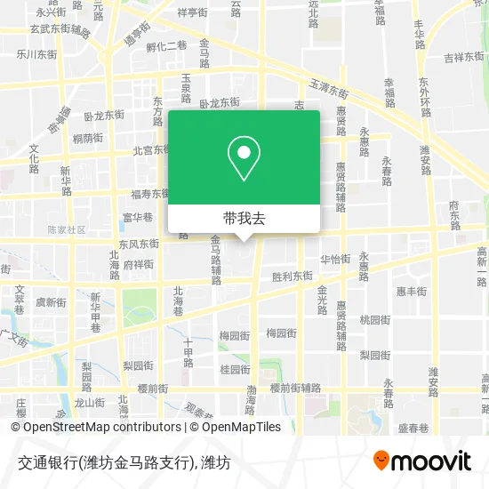 交通银行(潍坊金马路支行)地图