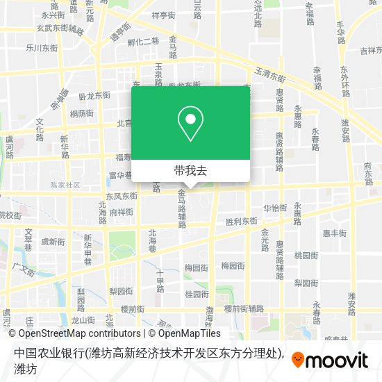 中国农业银行(潍坊高新经济技术开发区东方分理处)地图
