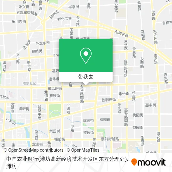 中国农业银行(潍坊高新经济技术开发区东方分理处)地图
