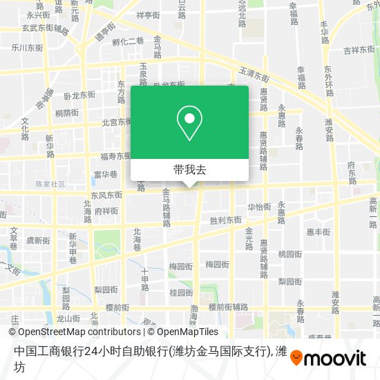中国工商银行24小时自助银行(潍坊金马国际支行)地图