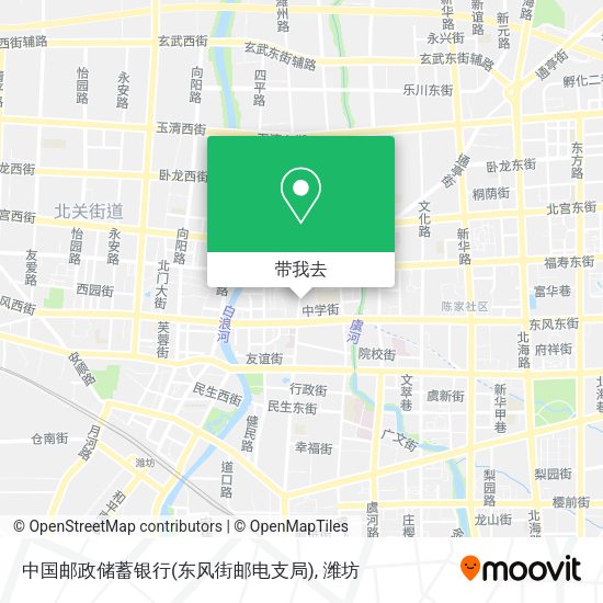 中国邮政储蓄银行(东风街邮电支局)地图