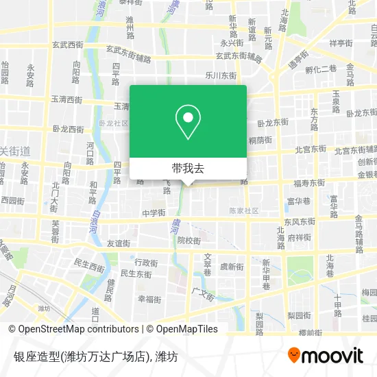 银座造型(潍坊万达广场店)地图
