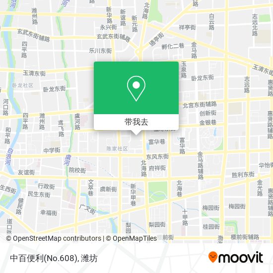 中百便利(No.608)地图