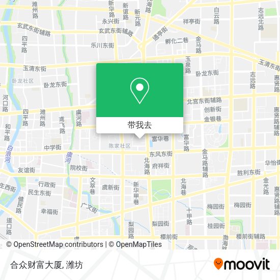 合众财富大厦地图