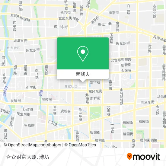 合众财富大厦地图
