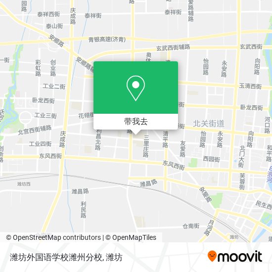 潍坊外国语学校潍州分校地图