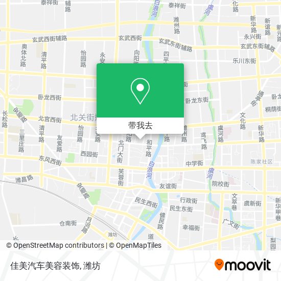 佳美汽车美容装饰地图