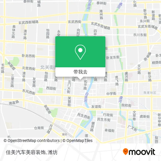 佳美汽车美容装饰地图