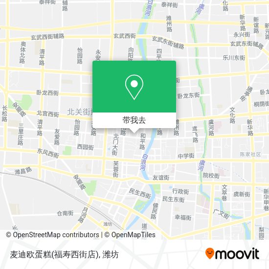 麦迪欧蛋糕(福寿西街店)地图